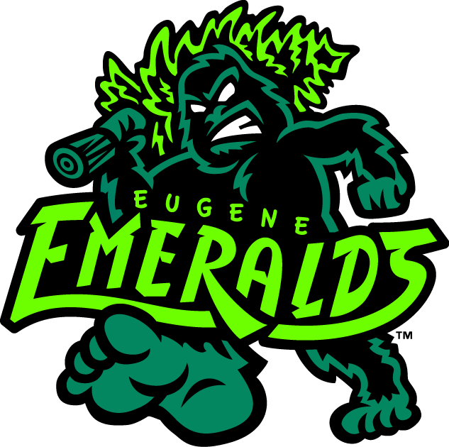 Eugene Emeralds 2013-Pres Primary Logo vinyl decal